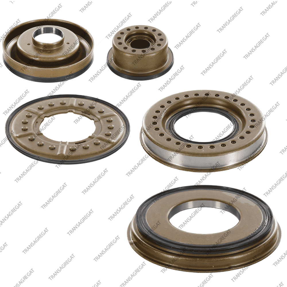 Комплект поршней (5шт., обрезиненные)