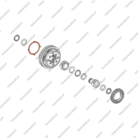 Шайба заднего планетарного редуктора малая (металлическая)