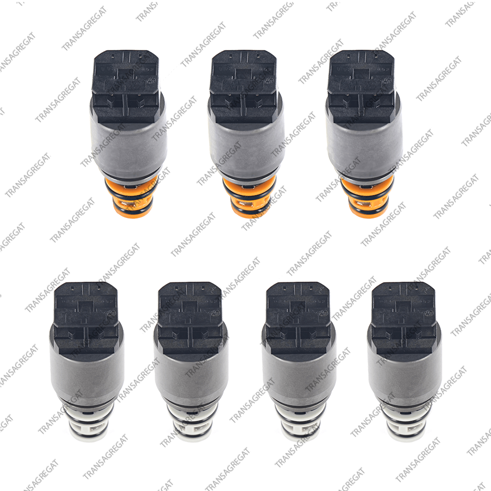 Комплект соленоидов (тип 1, 7 штук: 3 оранжевых, 4 белых)*