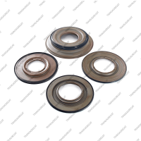 Комплект поршней (4шт., обрезиненные, контрпоршень C1 без вырезов внутри)*