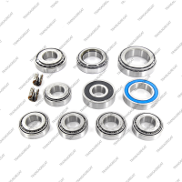 Комплект подшипников (10шт. роликовые и 2шт. скольжения)