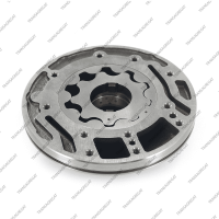 Насос масляный (крышка с шестернями и сальником)