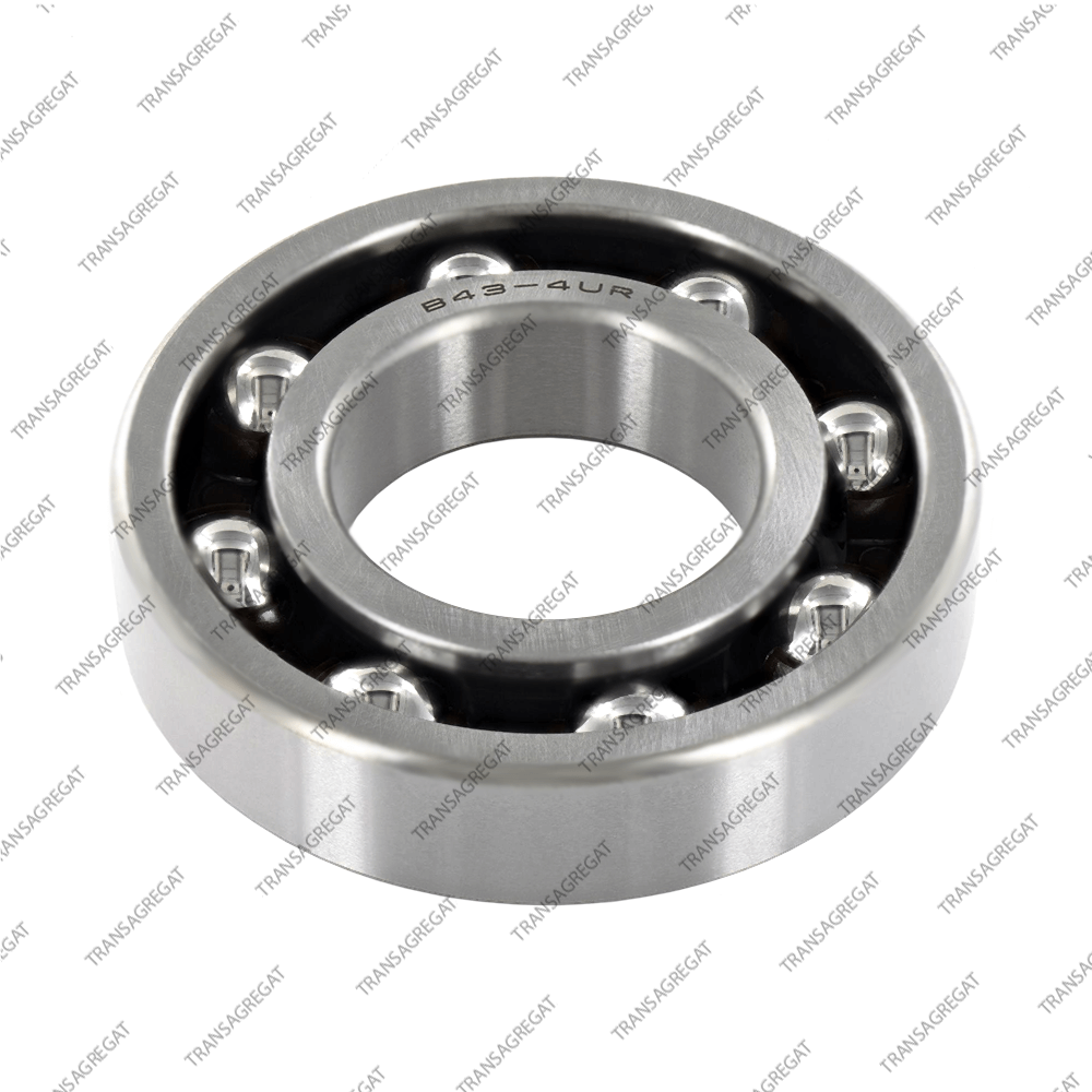 Подшипник ведомого шкива задний (тип 1, 43x87x19.0, шариковый, пластиковый сепаратор)*